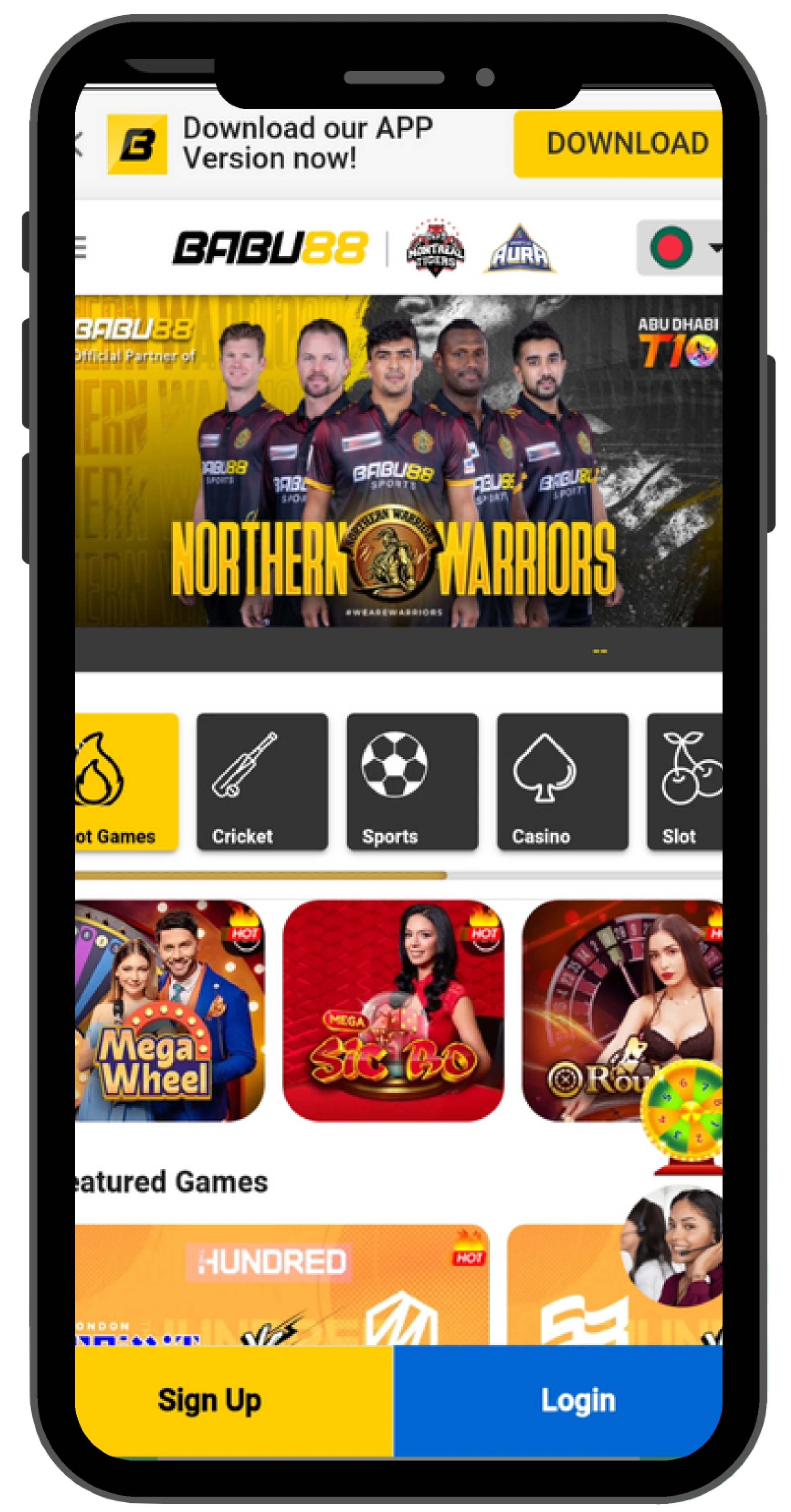 Babu88 Mobile App Banner