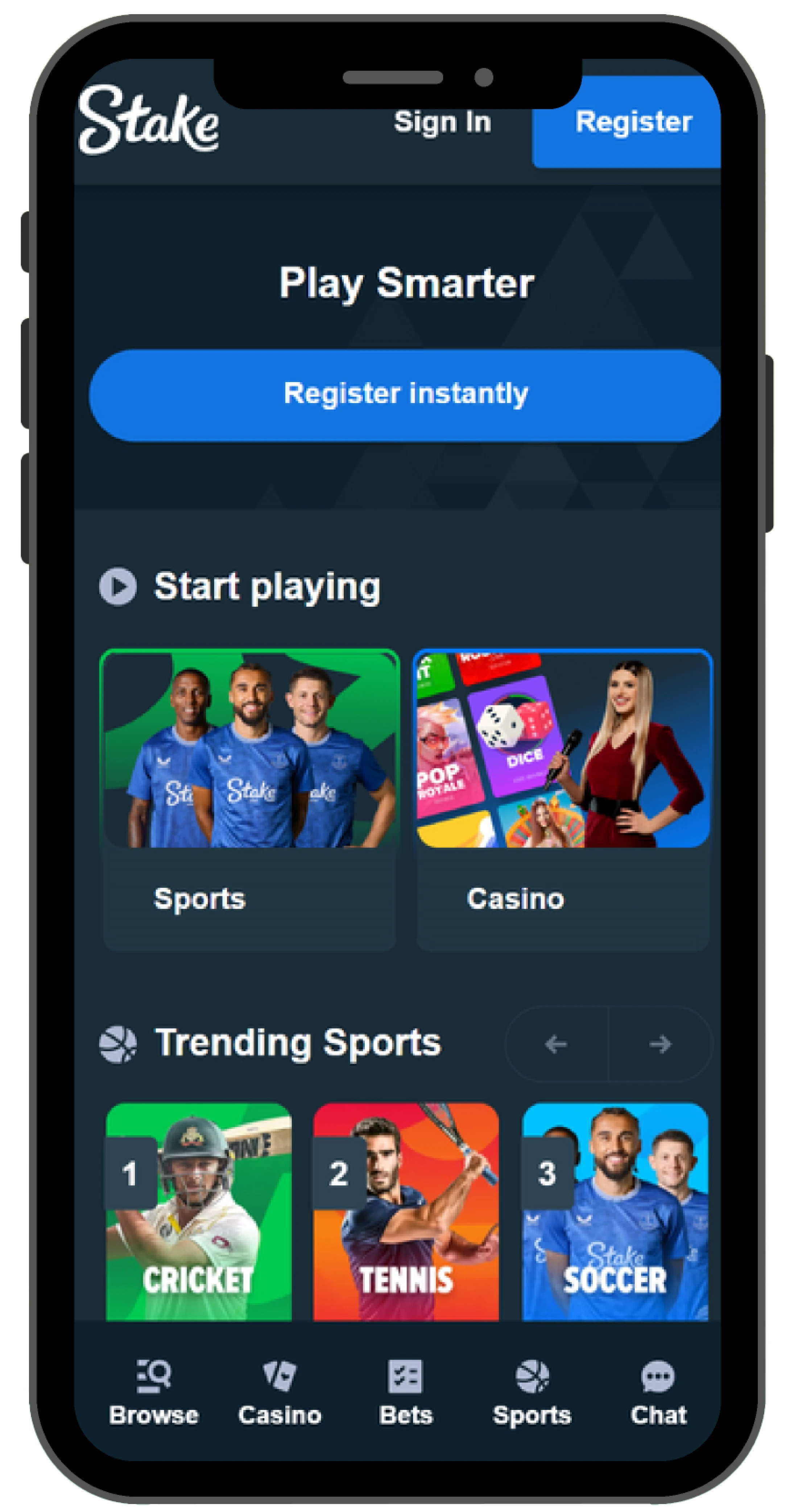 Stake Mobile App Banner