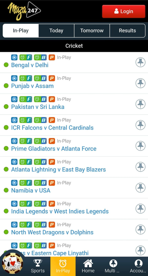 In-Play Terminal